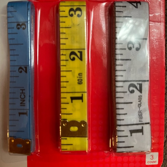 3 PIECE MEASURING TAPE - Picture 2 of 2
